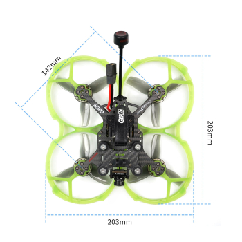 Dron FPV GEPRC Cinelog35 Performance HD Runcam WASP 6S PNP